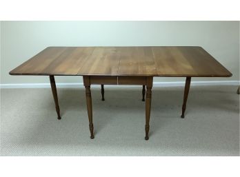 Vintage Pennsylvania House Cherry Double Dropside Extension Table With Gate Leg And Two Leaves