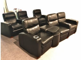 La-Z-Boy Reclining Leather Theater Chairs