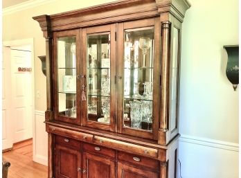 Beautiful Bassett Louis Philippe China Cabinet