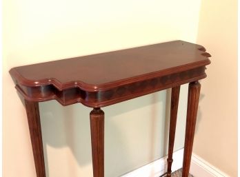 Bombay Accent Table And Faux Plant