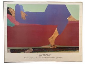 Framed Winn Art Gallery Poster For Pegge Hopper 1983 30' X 23'