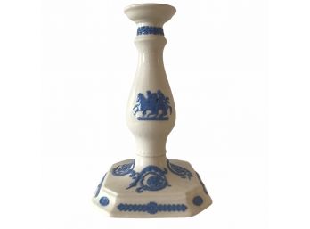 Adams Royal Ivory From England Victorian Ware. Single Candle Stick Holder