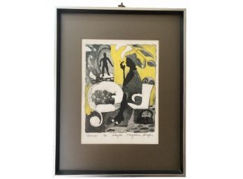 Signed & Numbered Lithograph 'Dona'  Lithograph By Maryellen Shafer