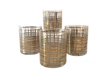 A Set Of Four Swanky MCM Cocktail Glasses