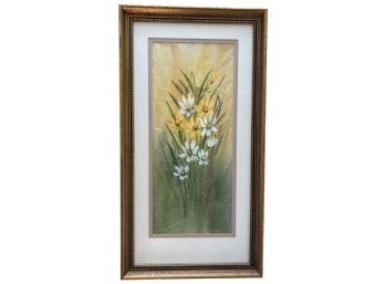 Framed Print Of Flowers By Robinson