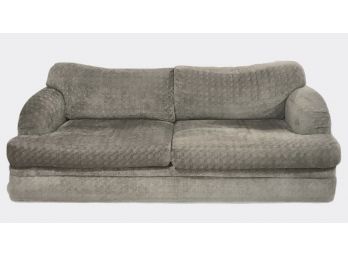 Bernhart Sofa On Soft Grey/Green Fabric