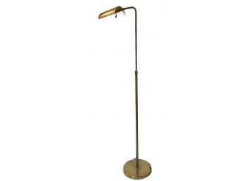 Vintage Adjustable Brass Reading Lamp