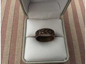 Copper Native American Incised Ring