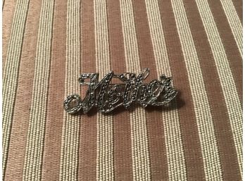 'Mother' Silver-studded Pin - Lot #24