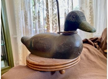 Vintage Duck Decoy Lamp