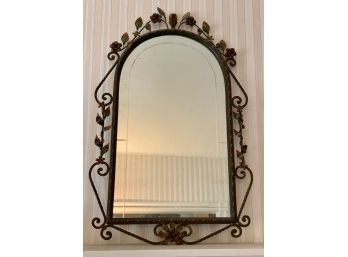 French Wrought Iron Mirror