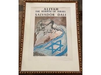 Salvador Dali Aliyah Lithograph, Pencil Signed