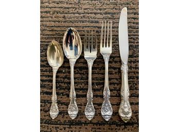 Gorham King Edward Sterling Silver Flatware - Service For 12