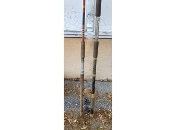 Two Fishing Poles - No Reels