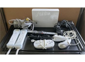 Wii Game Console & Controllers Etc.