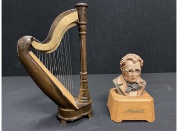 REUGE Swiss Schubert The Trout & Harp Music Boxes