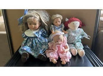 A Group Of  Corolle,  Madeline & More Soft Doll