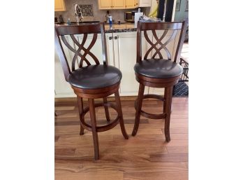 Bar Stools (Set Of 2) 30-inch Seat Height (slight Damage On Back Of One)