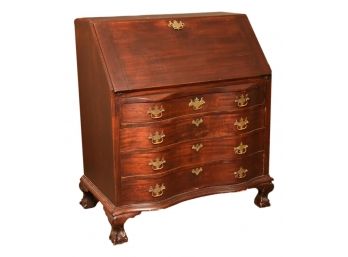 Mahogany Governor Winthrop Desk By Maddox