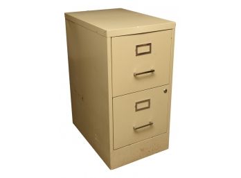 Two Drawer Metal Filing Cabinet