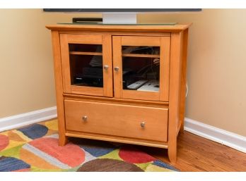 Audio Visual Cabinet With A Single Drawer