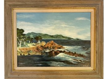 Margaret Dobson Oil On Board Seascape Painting