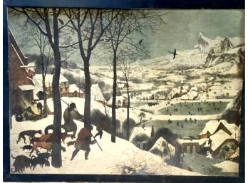 Vintage Large Lithograph By Pieter Brueghel