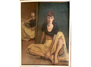 Raphael Soyer Lithograph Print