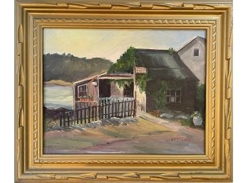 Vintage Signed SH Rogers Painting Of His Gallery