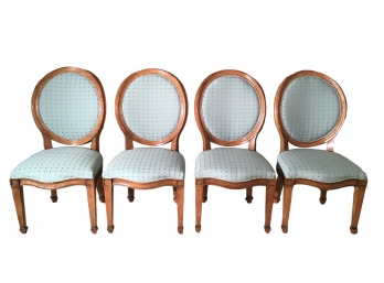 Henredon Artisan Oval Back Side Chair  - Set Of 4 - Perfect Condition!