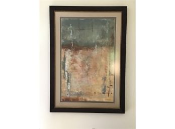 Large Abstract Painting, Signed Heather Duncan, 34 X 48