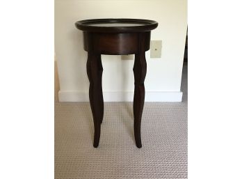 Baker Furniture Milling Road Round End Table 14D X 23H