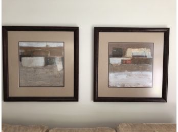 Beautiful Abstract Paintings By David Kincaid, Pair  (valued Over $3000)