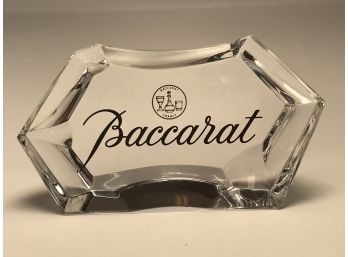 RARE Find Genuine BACCARAT Dealer Sign - Signed - VERY Hard To Find Piece - Mint Conditon