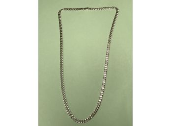 Beautiful 20' STERLING SILVER / 925 Unisex 20' Curb Link Necklace - Very Pretty Necklace