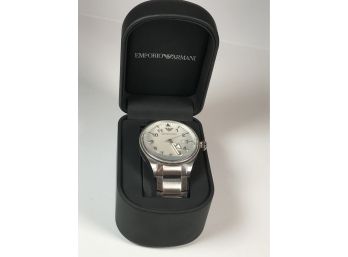 Fabulous GIORGIO ARMANI / Emporio Mens / Unisex Watch - New In Box - CLASSIC Look - High Quality - $475 Retail