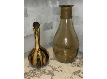 Vase & Decanter Duo