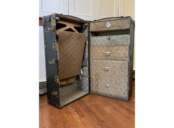 Vintage Steamer Wardrobe Trunk