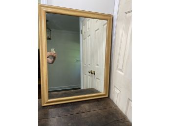 Large Wood Framed Mirror