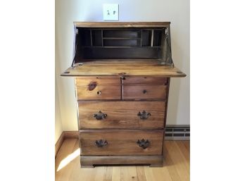 Petite Wooden Secretary Desk