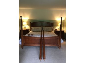 King Size THOMASVILLE 4  Post Bed Purchased From Ethan Allen