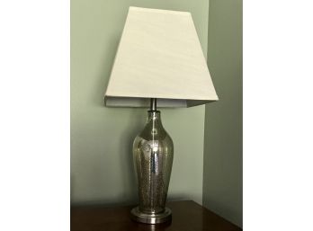 Charming Glass Body Lamp (1 Of 2 Listed Separately In This Auction)