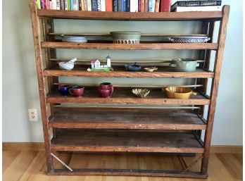 Antique Authentic Wooden  Shoe Rack