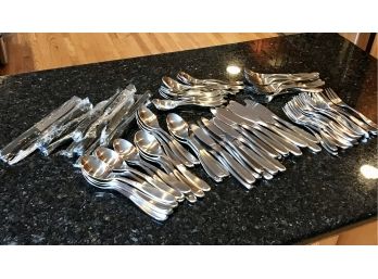 Large Lot Of RETRONEU Silverware And 12 New KITTERIDGE  Knives