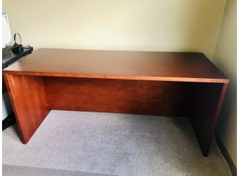 Wooden Desk With Cherry Finish From Danco Modern With Access Ports