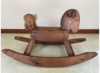 Vintage Wooden Rocking Horse Dawn Till Dusk Inc Hallfax Vermont