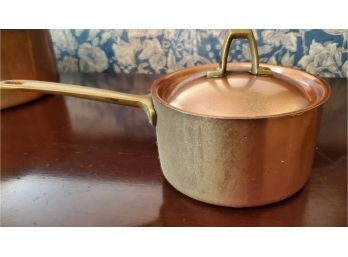 Copper Paul Revere Limited Edition Sauce Pan With Lid