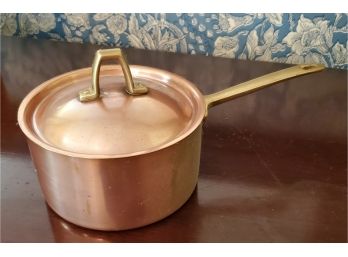 Copper Paul Revere Limited Edition Sauce Pan With Lid.