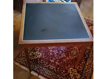 1972 Folding Card / Game Table - With Smooth Leg Release And Leg Return Mechanism