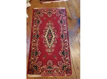 Vintage Area Rug Perfect For A Short Hallway